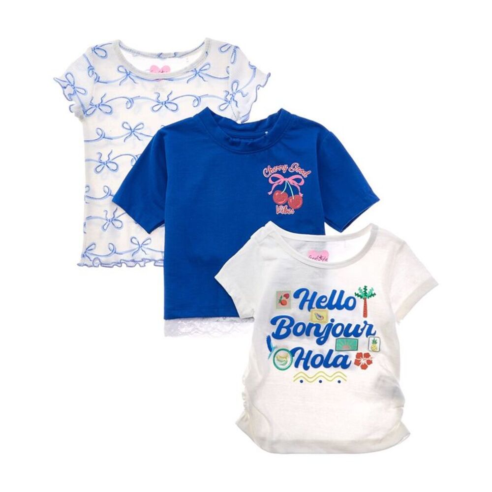 Freestyle Girls  3Pk Summer Vacation Top
